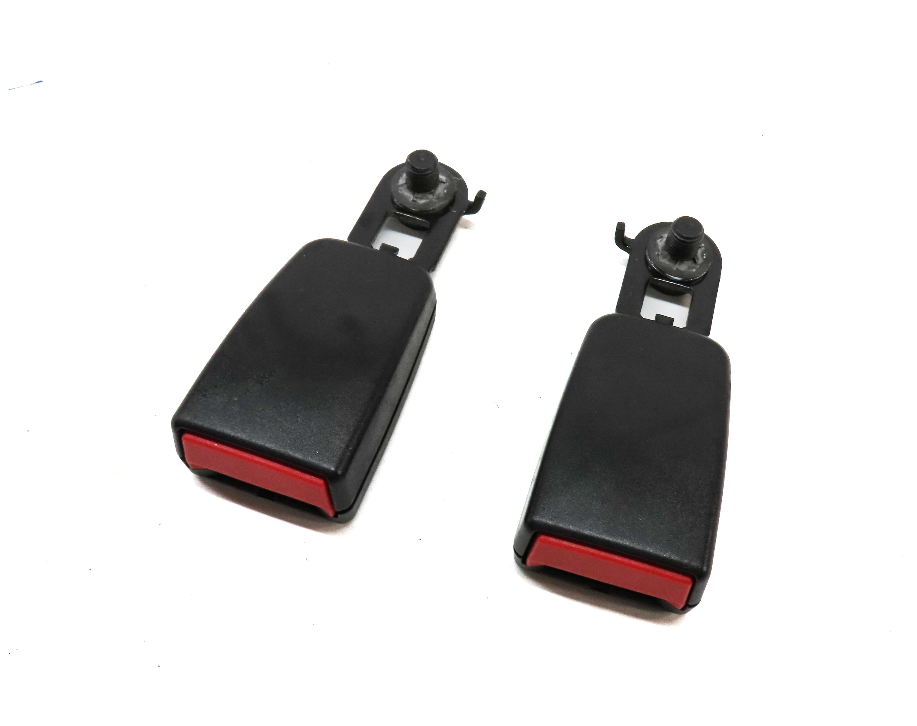 11 MERCEDES GL450 (X164) REAR 3RD ROW LEFT & RIGHT SEATBELT BUCKLE RECEIVER SET — exact item pictured